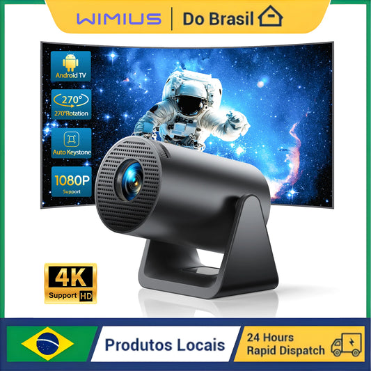 Projetor Inteligente Kovara Wimius L1 – 1080p, 300 ANSI, Android 11, Wi‑Fi, Bluetooth