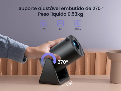 Projetor Inteligente Kovara Wimius L1 – 1080p, 300 ANSI, Android 11, Wi‑Fi, Bluetooth