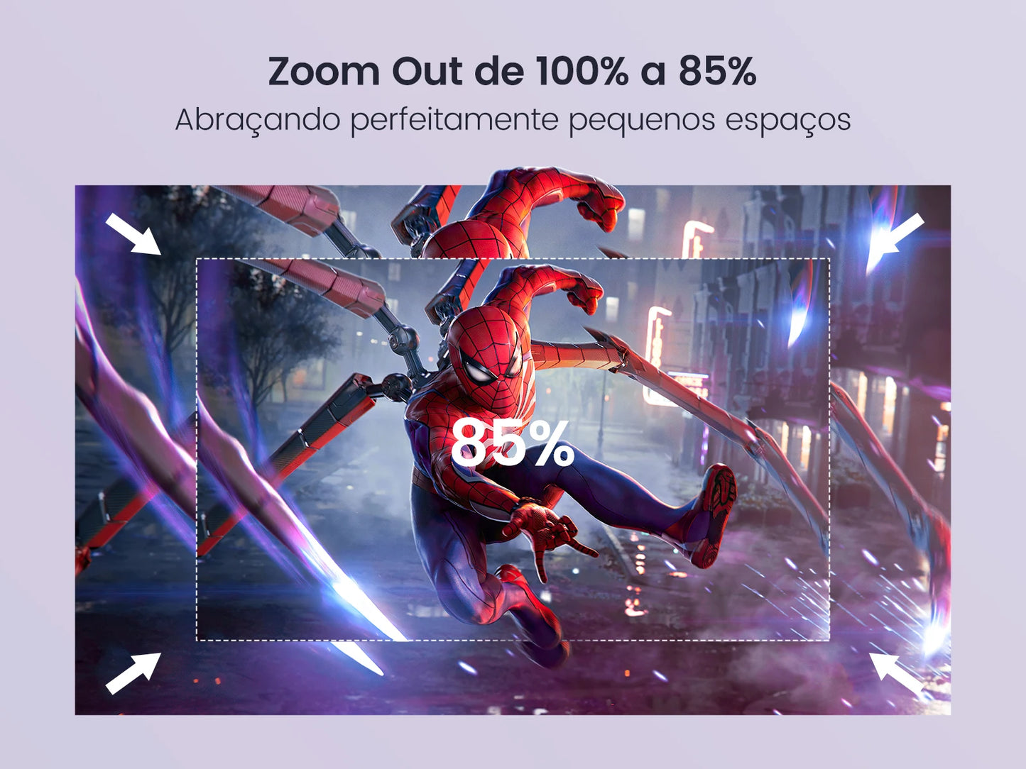 Projetor Inteligente Kovara Wimius L1 – 1080p, 300 ANSI, Android 11, Wi‑Fi, Bluetooth